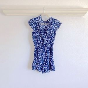 H&M Blue Floral Jumper